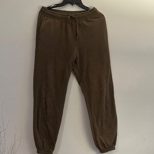 Richer Poorer Brown Jogger Track Pants Relaxed Fit - Preloved